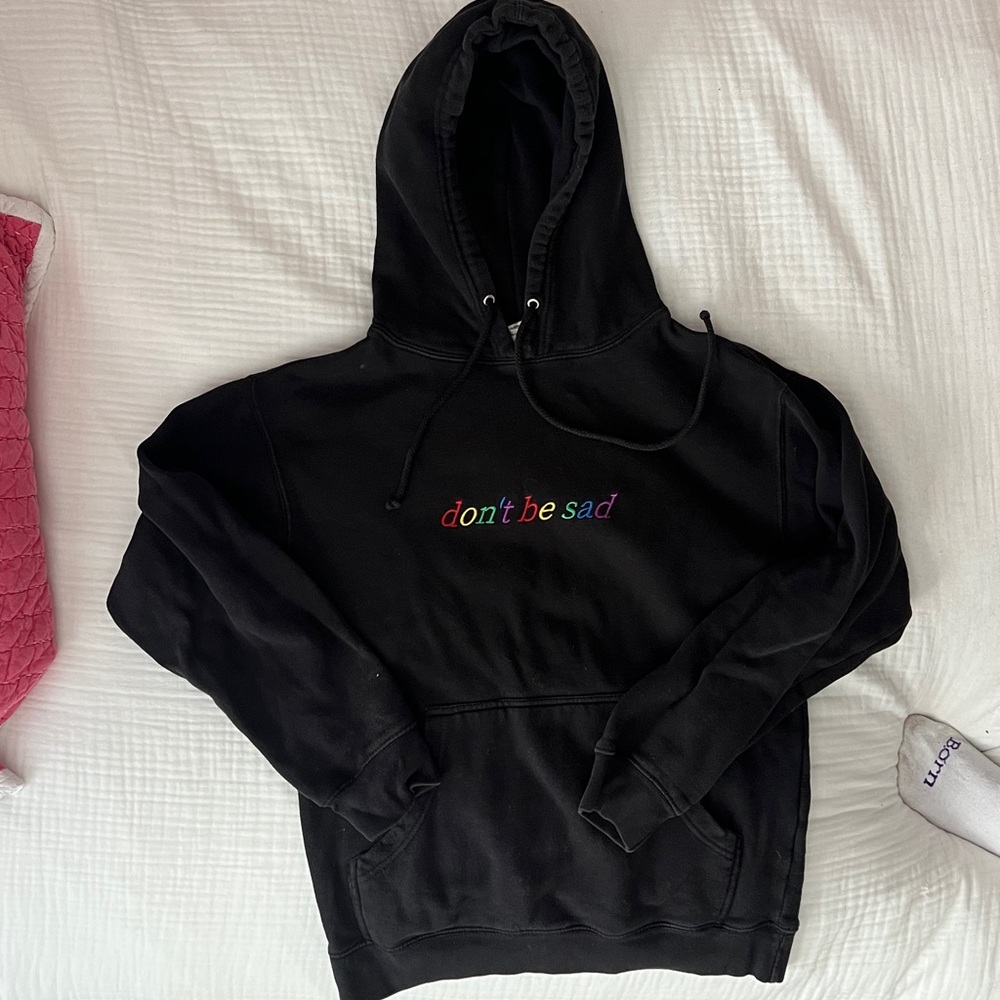 Black DON’T BE SAD Hoodie - S